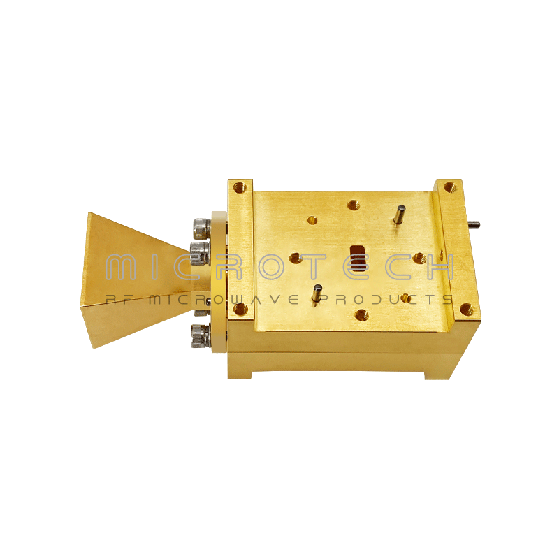 Dual Polarized Horn Antenna 18dBi Typ.Gain, 50GHz-75GHz Frequency Range