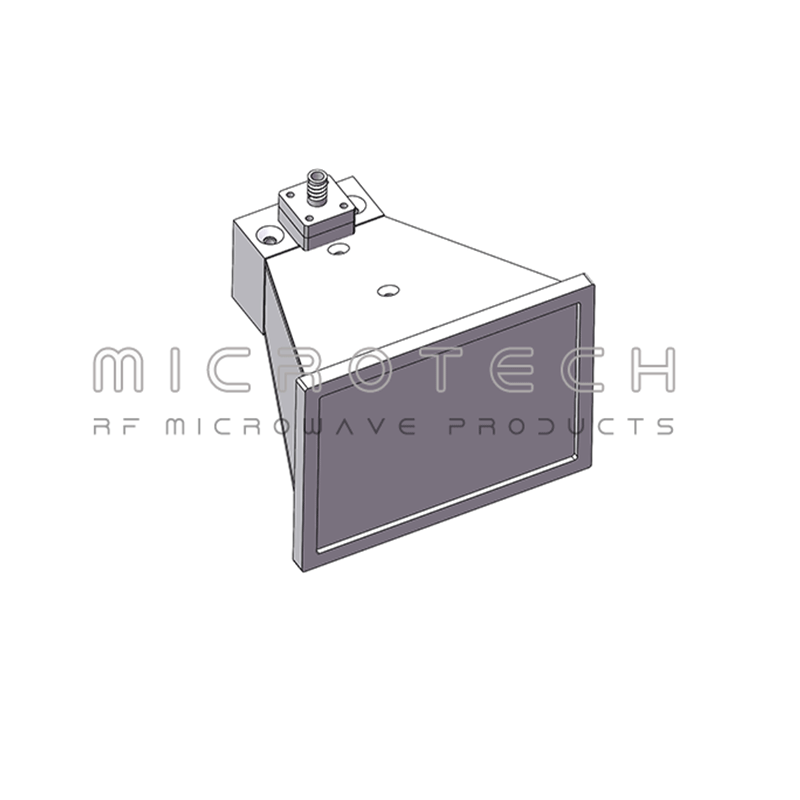 Broadband Horn Antenna 10 dBi Typ. Gain, 6-18 GHz Frequency Range