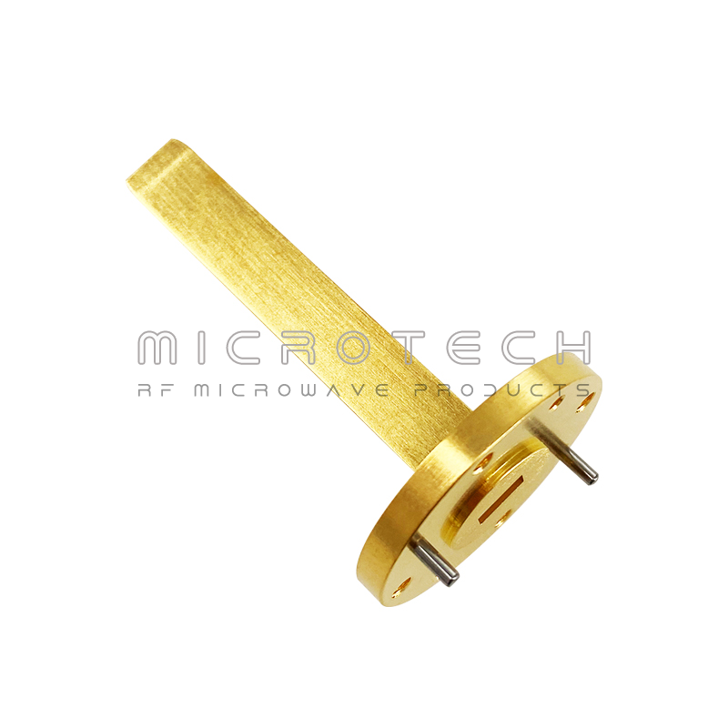 Waveguide Probe Antenna 6.5 dBi Gain, 33GHz-50GHz Frequency Range