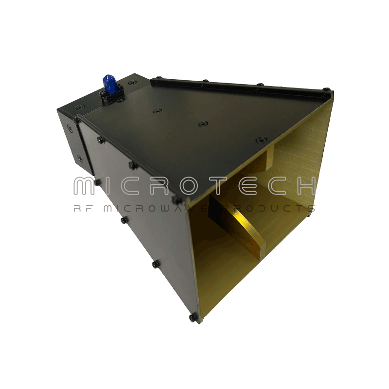 Broadband Horn Antenna 15 dBi Typ. Gain, 18-40 GHz Frequency Range