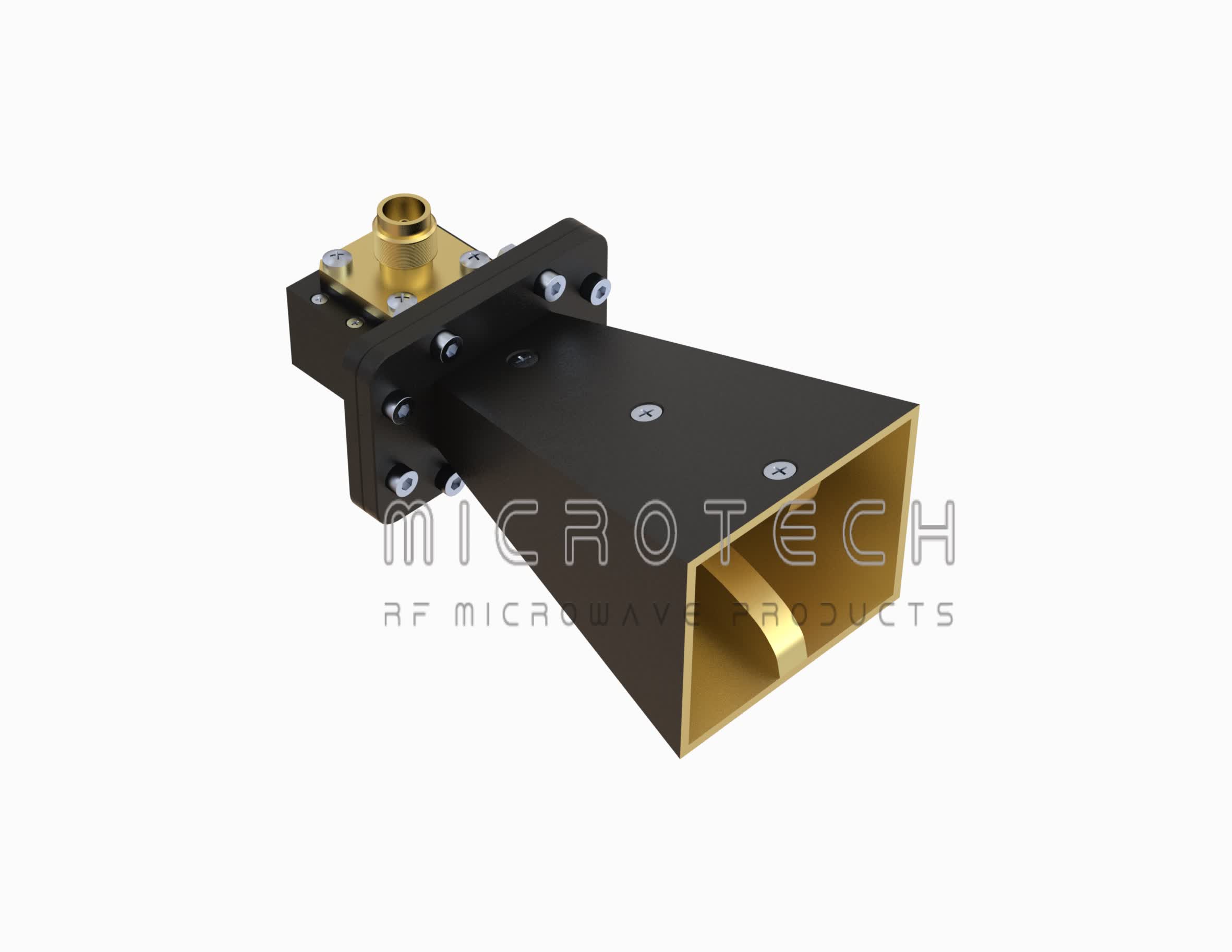 Broadband Horn Antenna 10 dBi Typ.Gain, 6 GHz-18 GHz Frequency Range