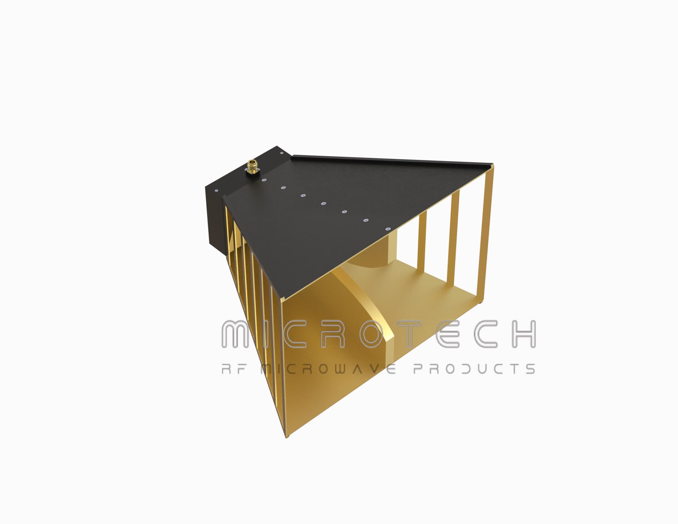 Broadband Horn Antenna 11 dBi Typ.Gain, 0.6 GHz-6 GHz Frequency Range