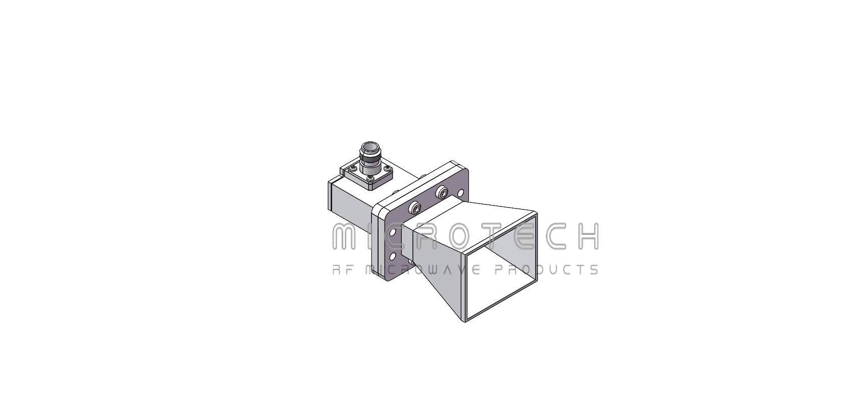 Standard Gain Horn Antenna 10dBi Typ. Gain, 3.95-5.85 GHz Frequency Range