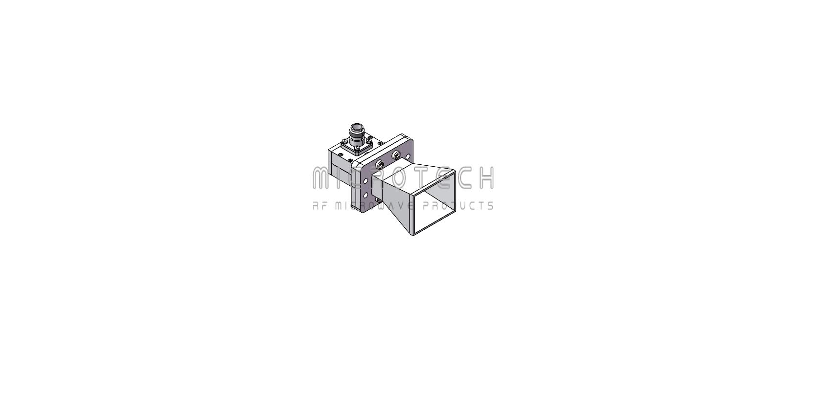 Standard Gain Horn Antenna 10dBi Typ. Gain, 4.90-7.05 GHz Frequency Range