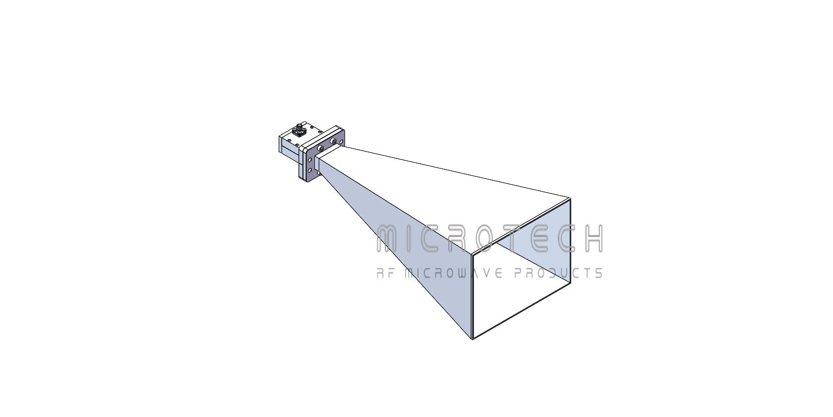 Standard Gain Horn Antenna 20dBi Typ. Gain, 5.85-8.20 GHz Frequency Range