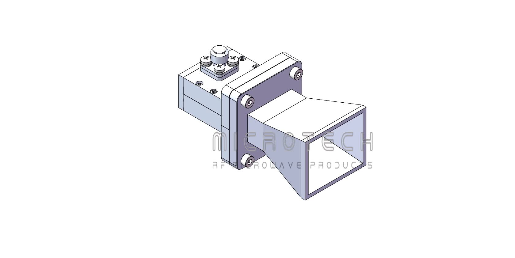 Standard Gain Horn Antenna 10dBi Typ. Gain, 8.2-12.5 GHz Frequency Range