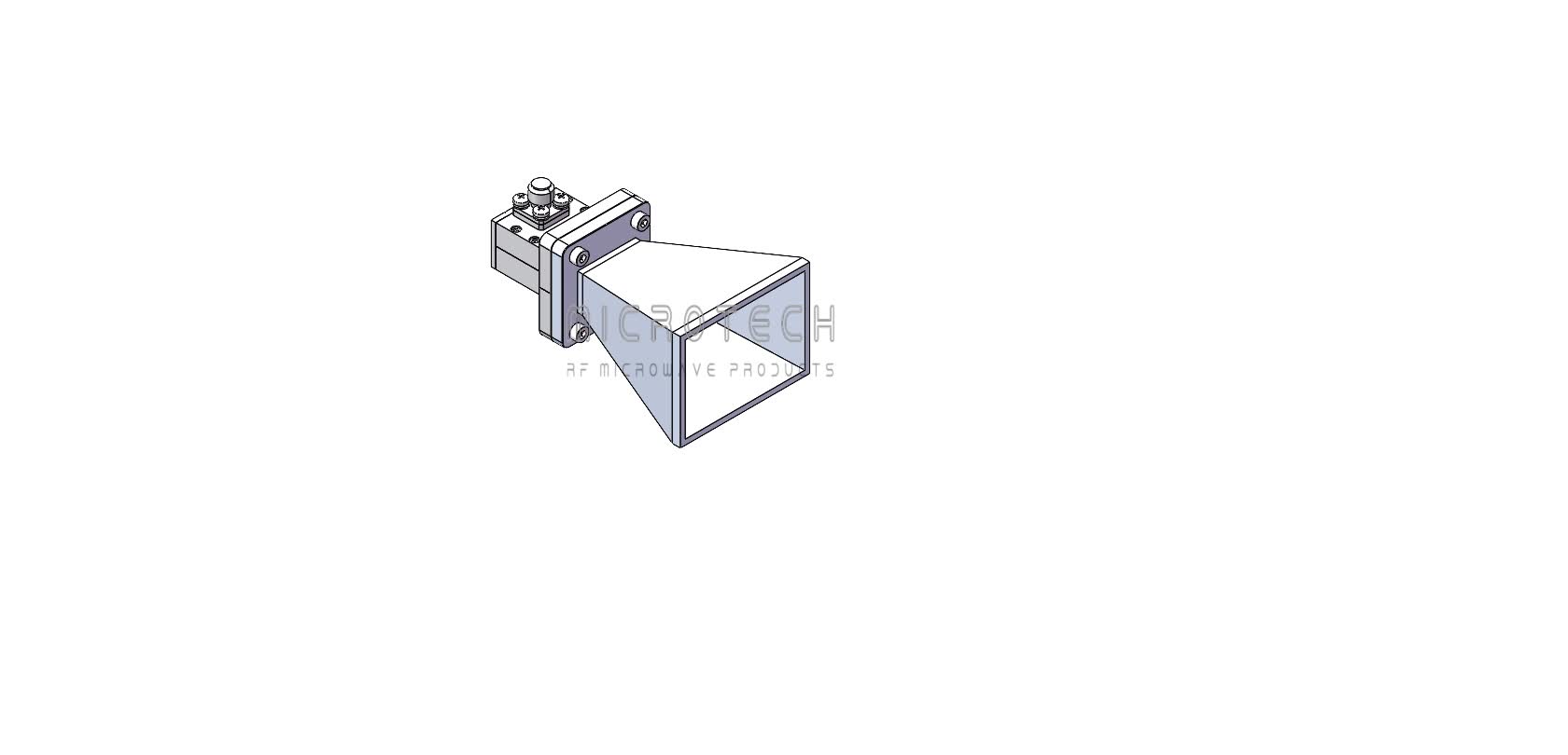 Standard Gain Horn Antenna 15dBi Typ. Gain, 9.84-15 GHz Frequency Range