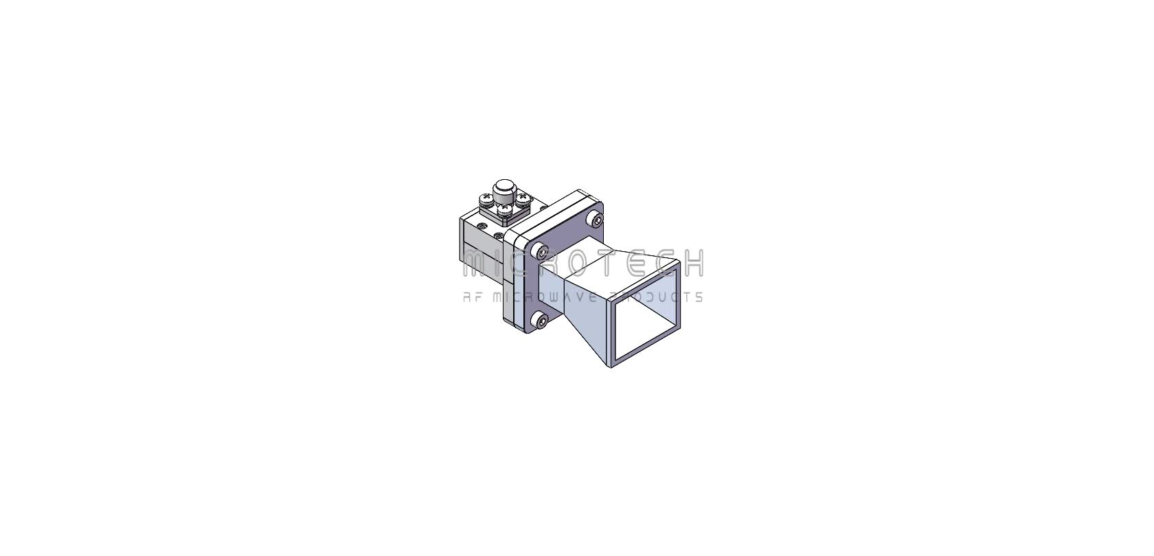 Standard Gain Horn Antenna 10dBi Typ. Gain, 9.84-15 GHz Frequency Range