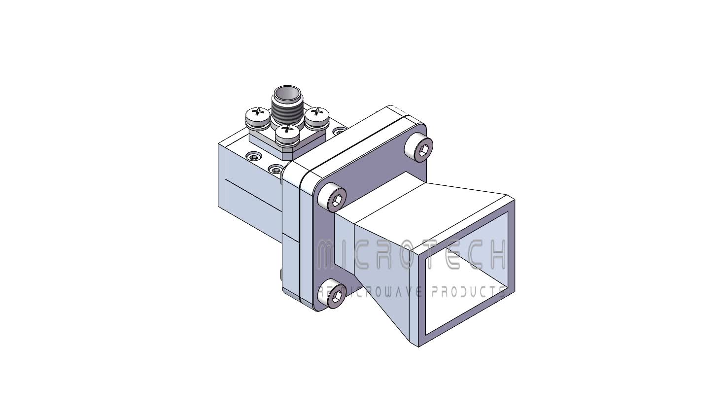 Standard Gain Horn Antenna 10dBi Typ. Gain, 11.9-18 GHz Frequency Range