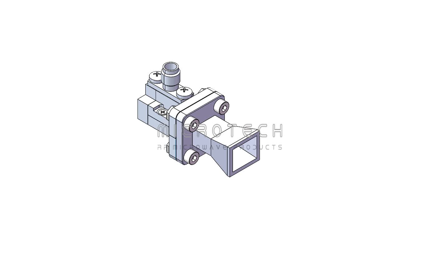 Standard Gain Horn Antenna 10dBi Typ. Gain, 26.5-40 GHz Frequency Range 