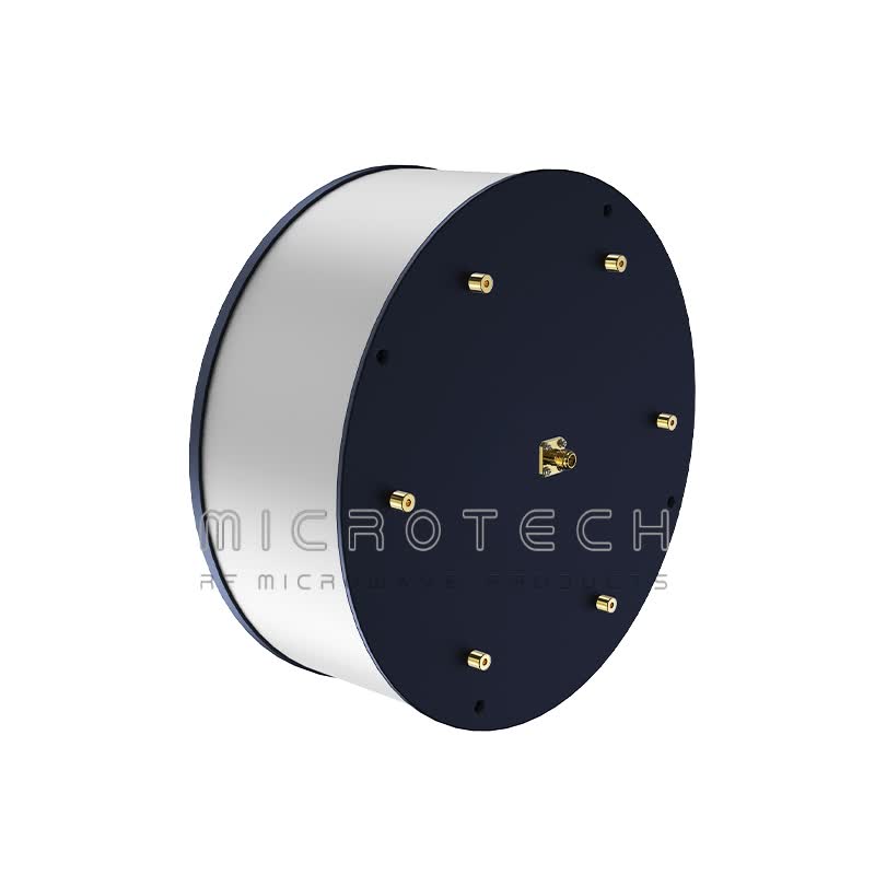 Planar Spiral Antenna 3 dBi Typ. Gain, 0.75-6 GHz Frequency Range