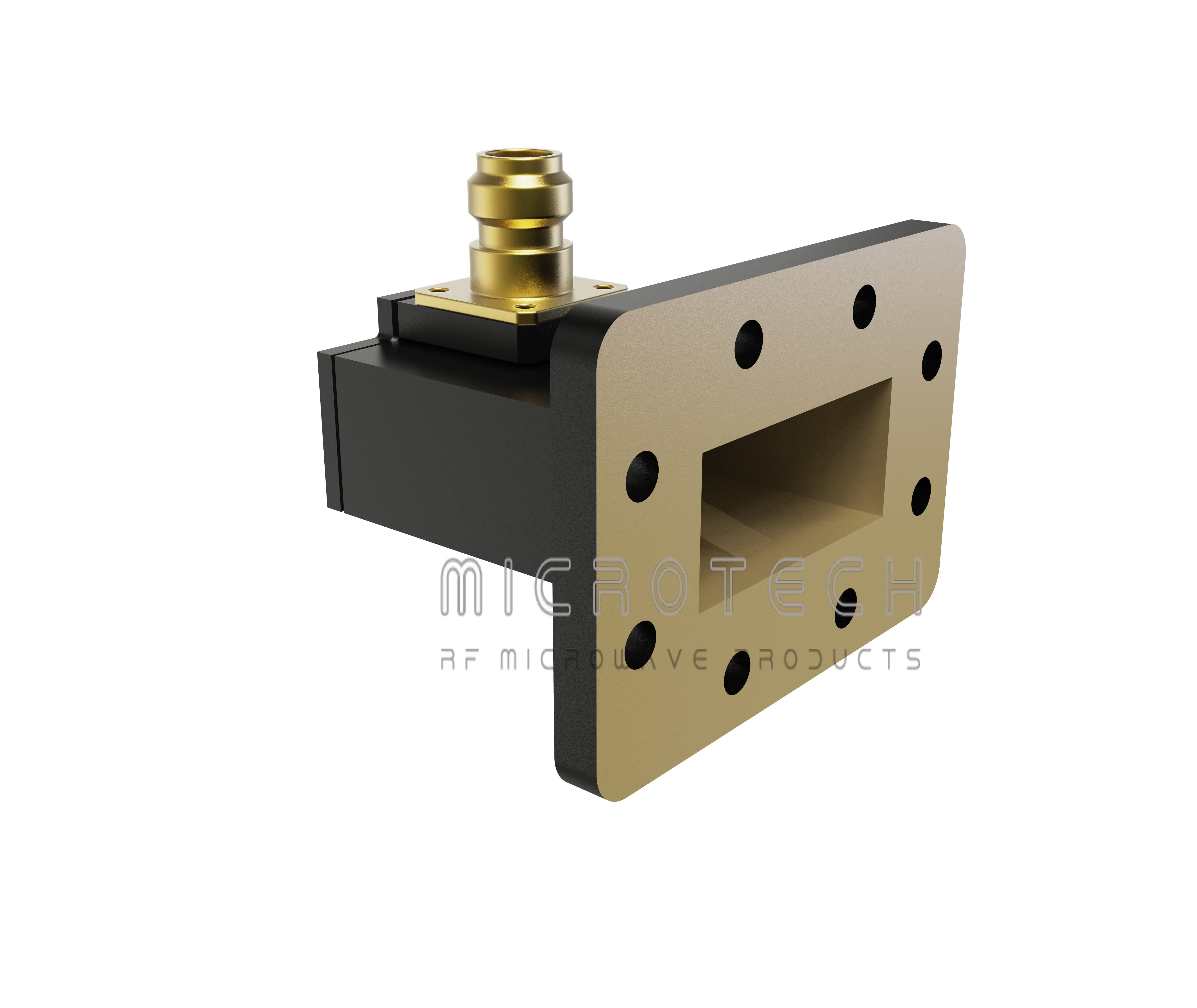 Waveguide to Coaxial Adapter 3.95-5.85GHz Frequency Range