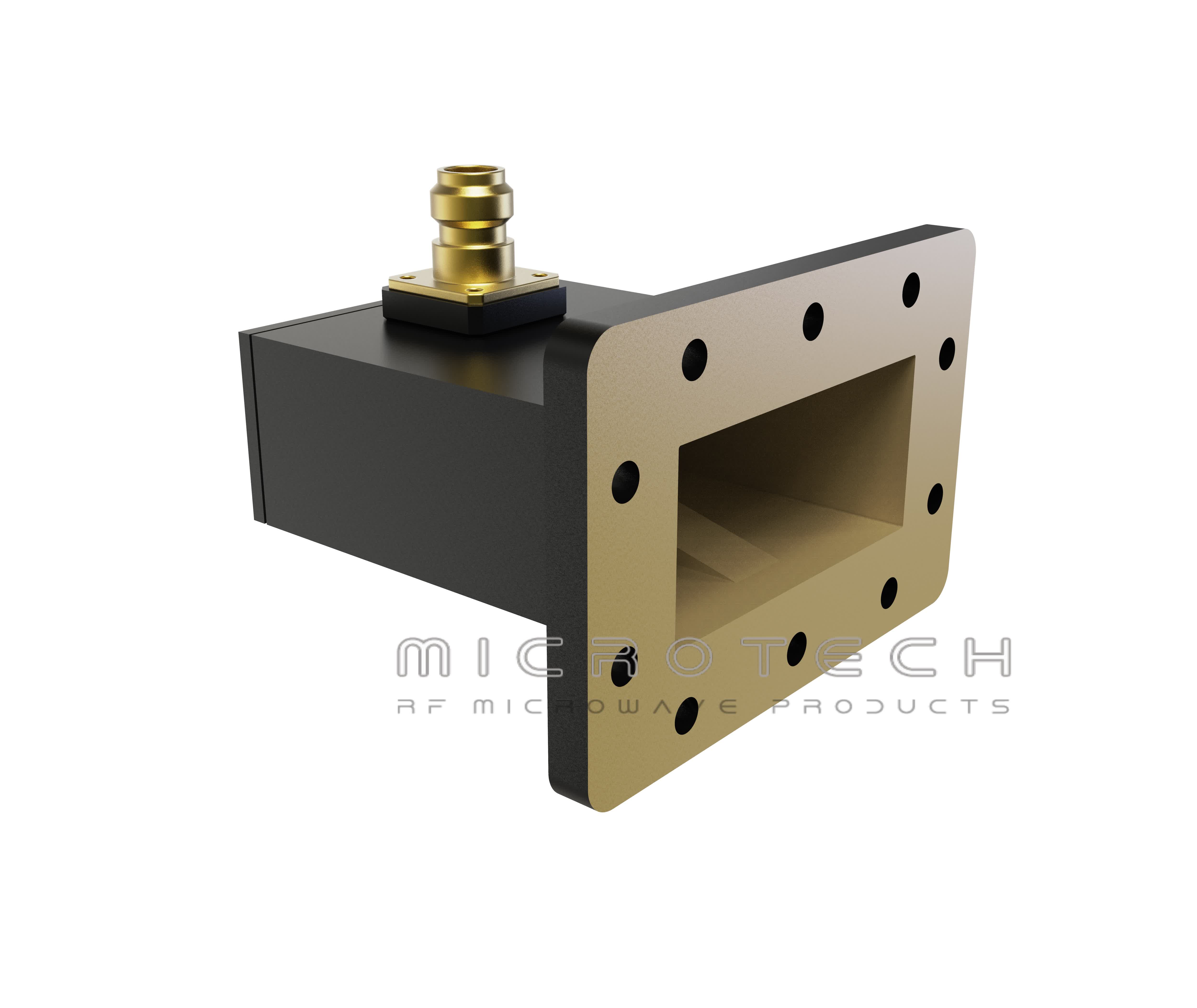 Waveguide to Coaxial Adapter 2.6-3.95GHz Frequency Range