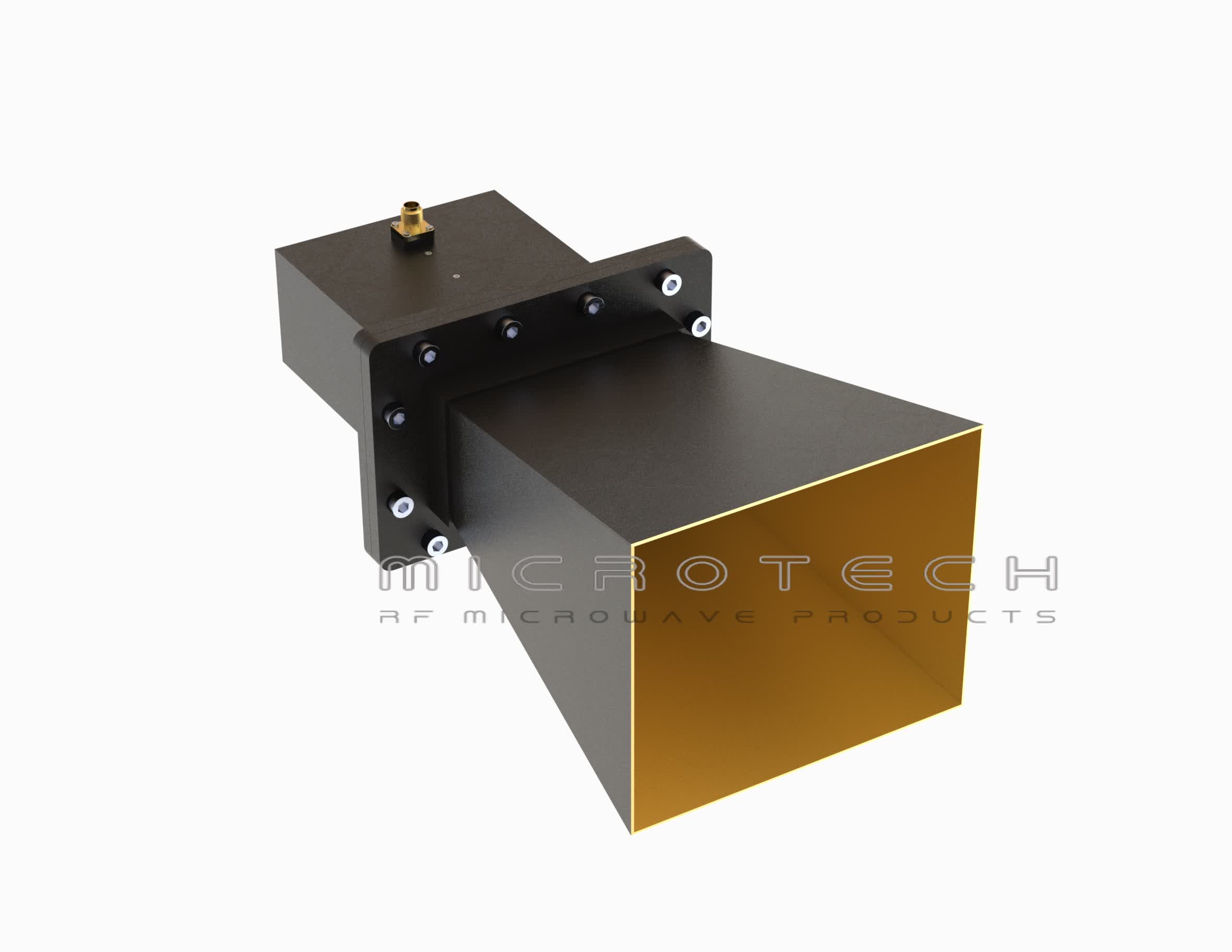 Broadband Horn Antenna 12dBi Typ. Gain, 1-2GHz Frequency Range